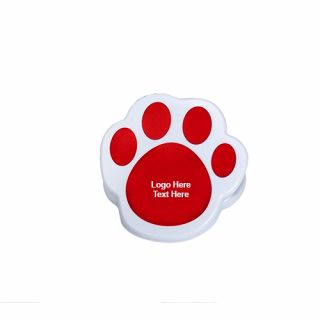 Promotional Pet Paw Shaped Magnetic Memo Clips