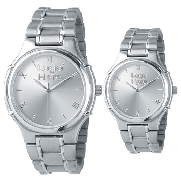 Custom Printed Silver Tone Watches