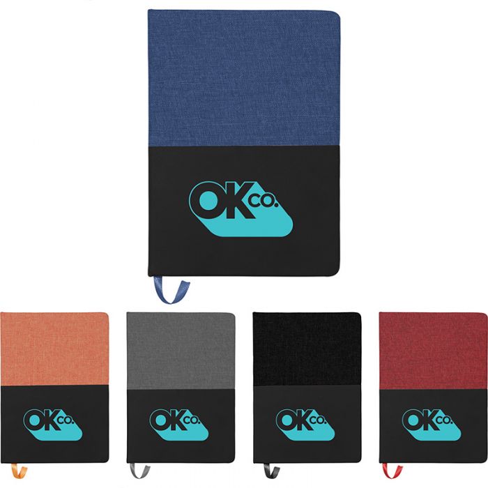 5 x 7 Inch Custom Printed Color Punch Notebooks