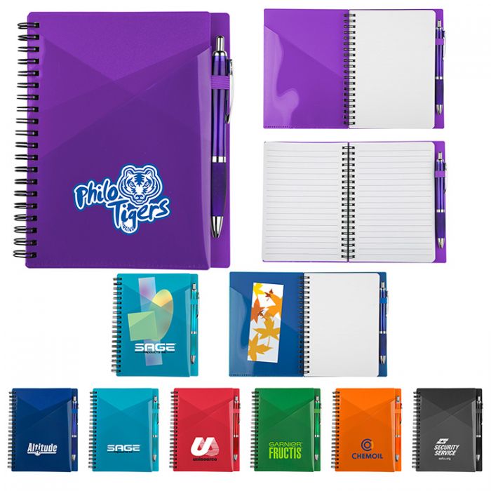Custom Imprinted Angled Pocket Notebook Sets