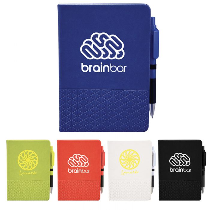 Custom Imprinted Geo Notebooks with Pen