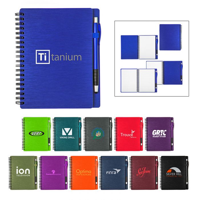 Custom Imprinted Mercury Notebook Sets