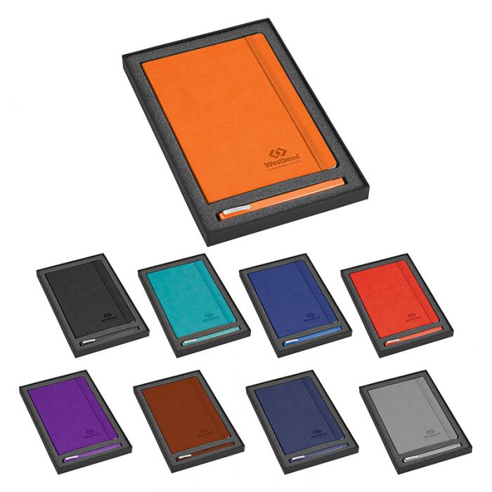 Custom Imprinted Pedova™ Soft Bound JournalBook™ Bundle Gift Sets