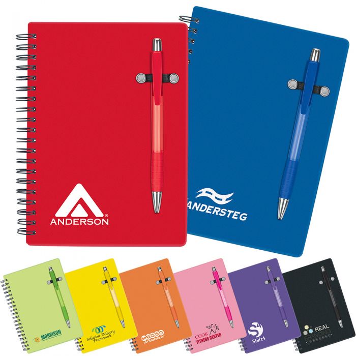 Custom Imprinted Pen-Buddy Notebook Sets