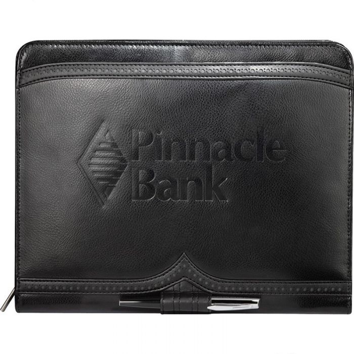 Custom Imprinted Wingtip Zippered Padfolios