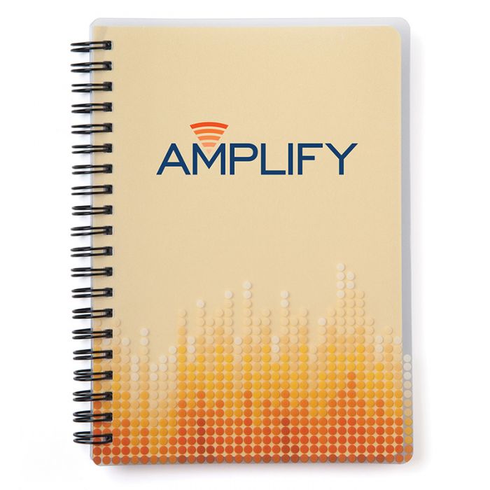 Personalized Soundwave Color Notebooks