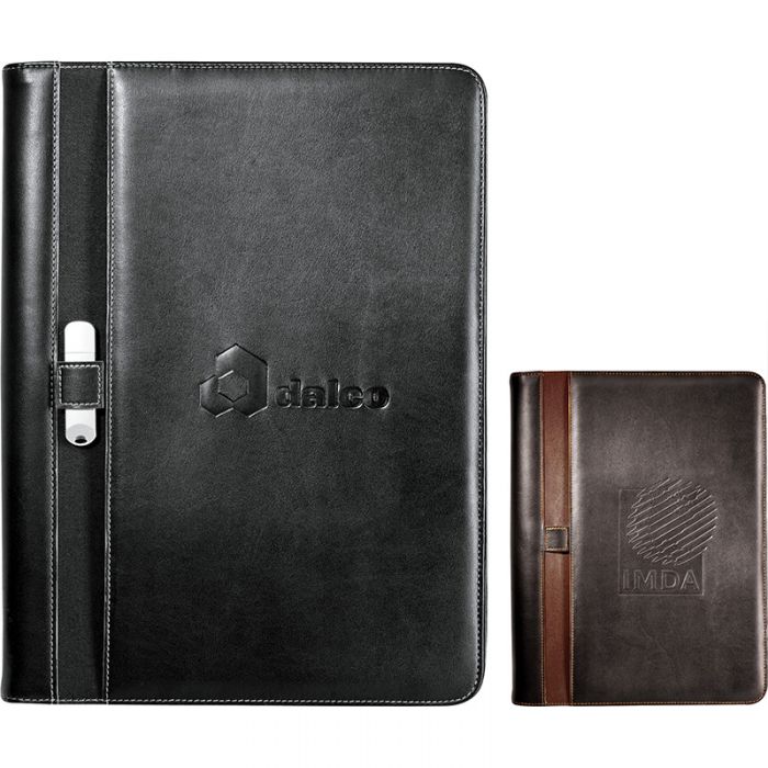 Promotional Stratford Zippered Padfolios