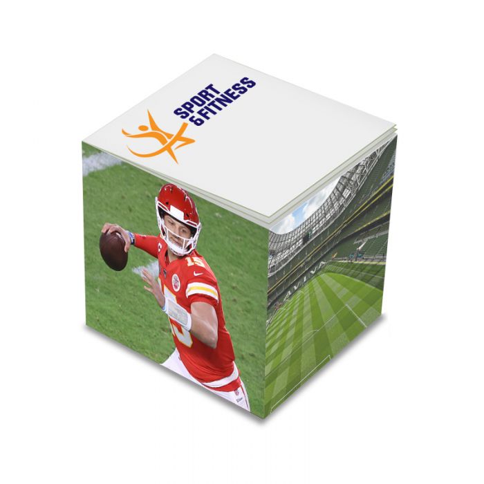 2 3/4 x 2 3/4 x 2 3/4 Inch Promotional Stik-Withit® Full-Size Note Cube® (Flat Sheet Printing)