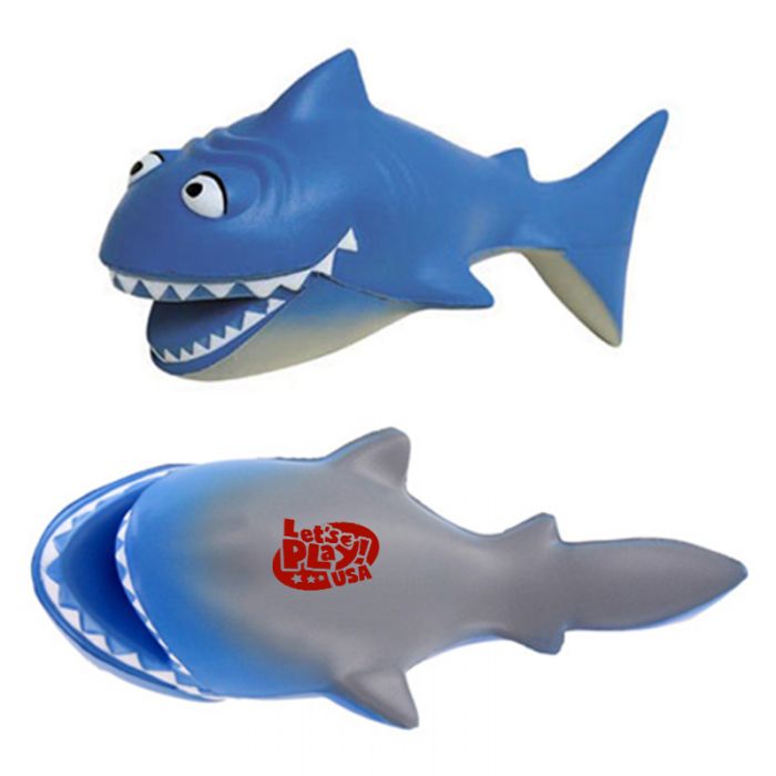 Custom Cartoon Shark Stress Relievers