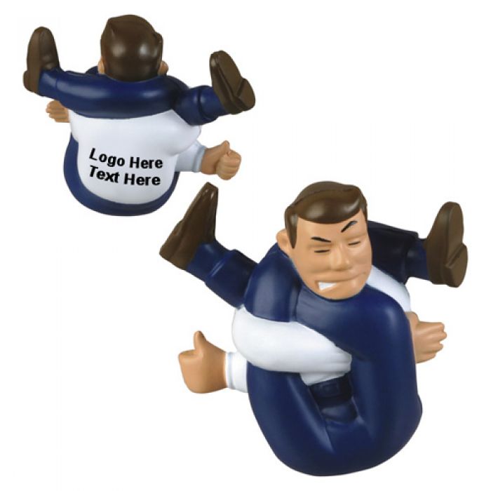 Custom Imprinted Stressed-Out Man Stress Relievers