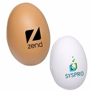 Logo Egg Shaped Stress Relievers
