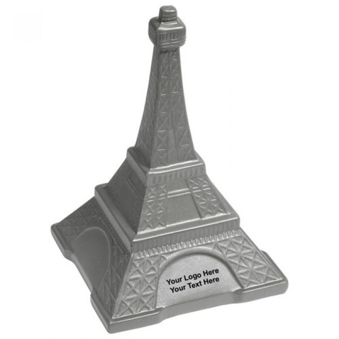 Custom Logo Imprinted Eiffel Tower Stress Relievers