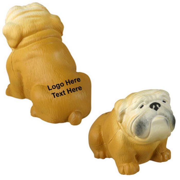Custom Printed Bulldog Stress Relievers