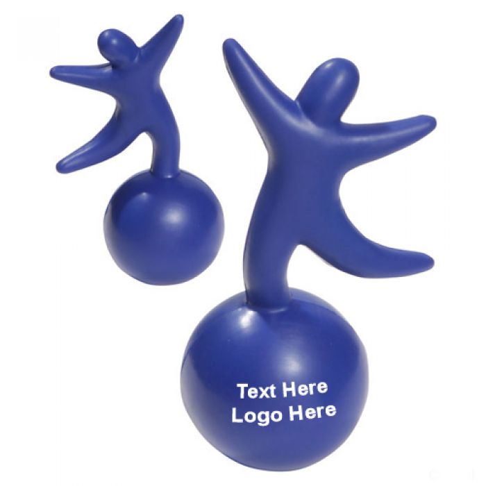 Custom Printed Starman Shaped Stress Relievers