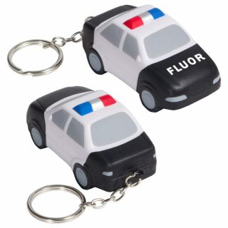 Police Car Shaped Key Chains