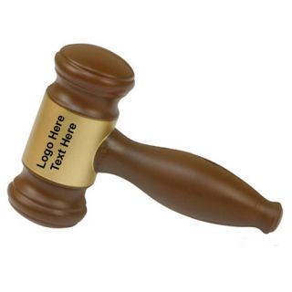 Logo Gavel Shaped Stress Relievers