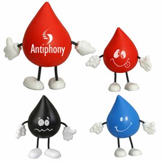 Logo Droplet Figure Stress Relievers