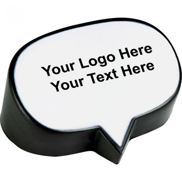 Personalized Caption Bubble Stress Relievers