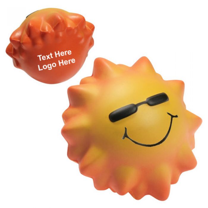 Promotional Cool Sun Shaped Wobbler Stress Relievers