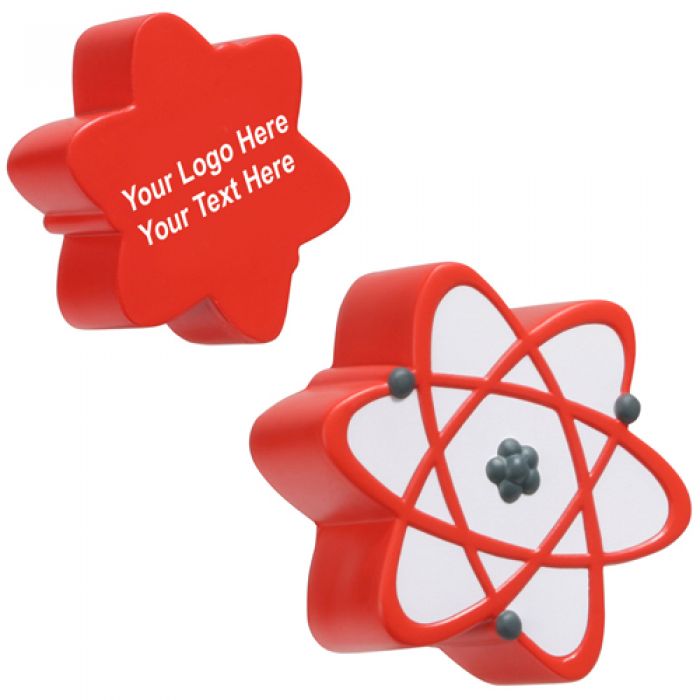 Promotional Logo Atomic Symbol Stress Relievers