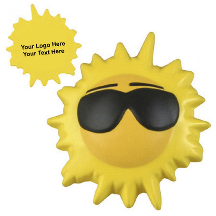 Promotional Logo Cool Sun Stress Relievers