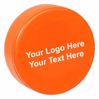 Logo Hockey Puck Stress Relievers