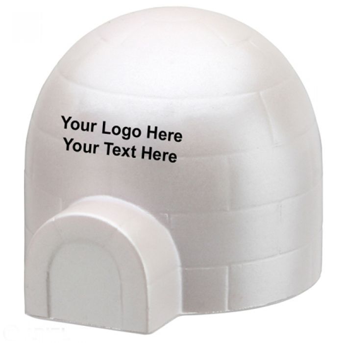 Promotional Logo Igloo Shaped Stress Relievers