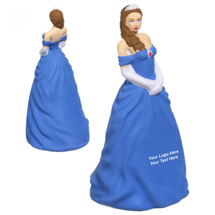 Customized Princess Blue Stress Relievers