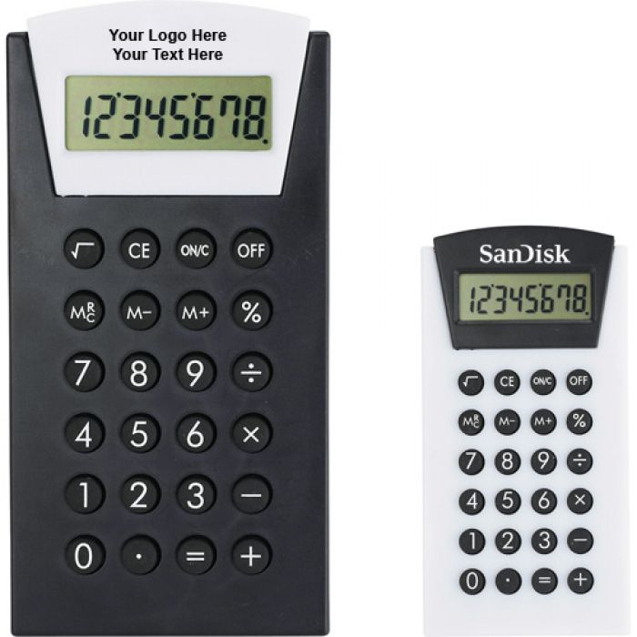 Logo Imprinted Goga Calculators with 8 Digit Display