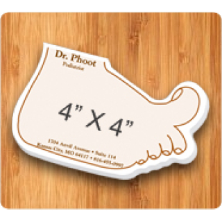4 x 4 Foot Shape Sticky Notes Full Color