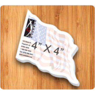 4 x 4 Flag Shape Die Cut Sticky Notes