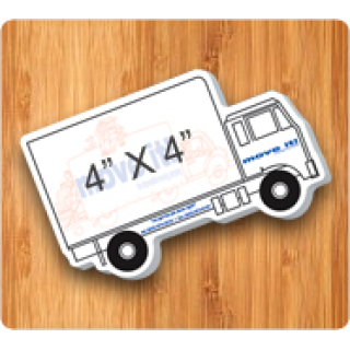 4 x 4 Truck Shape Sticky Notes Full Color