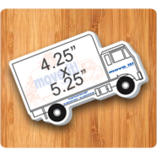 4.25 x 5.25 Truck Shape Sticky Notes Full Color