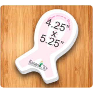 4.25X5.25 Ribbon Shape Sticky Notes Full Color