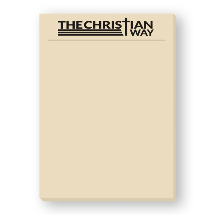 Promotional 8x11 Inch Memo Notepads - 50 Sheets