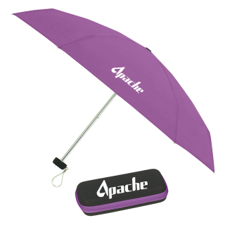37 inch Arc Logo Mini Travel Umbrellas with Case