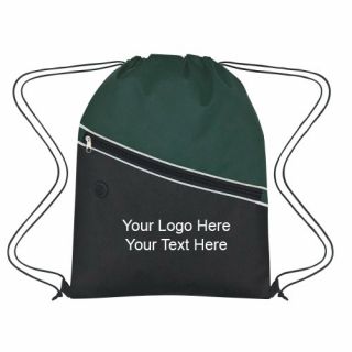 Non-Woven Polypropylene Two-Tone Drawstring Bags