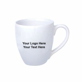 14 Oz Promotional Bistro Mug-White