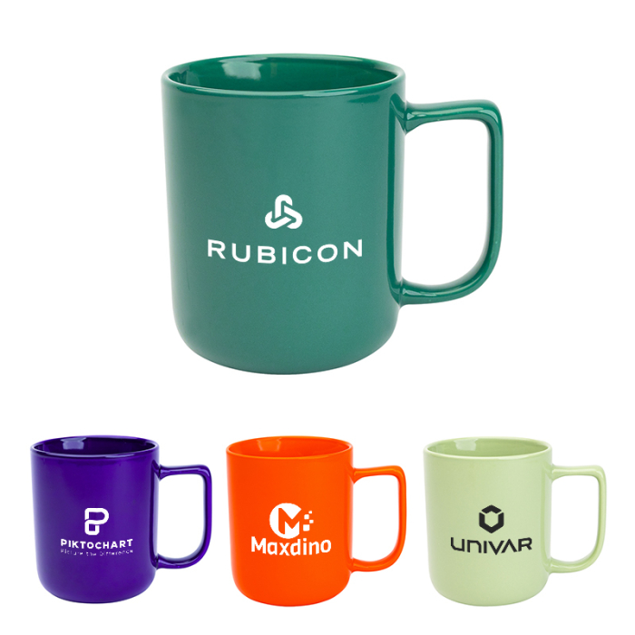 Custom 12 Oz Delton Ceramic Mugs