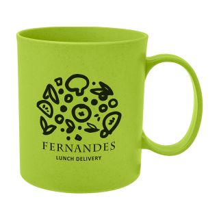 12 Oz Wheat Mugs