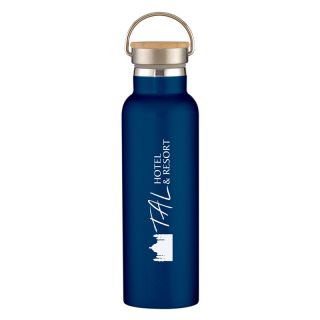 21 Oz Stainless Steel Liberty Bottles with Bamboo Lid