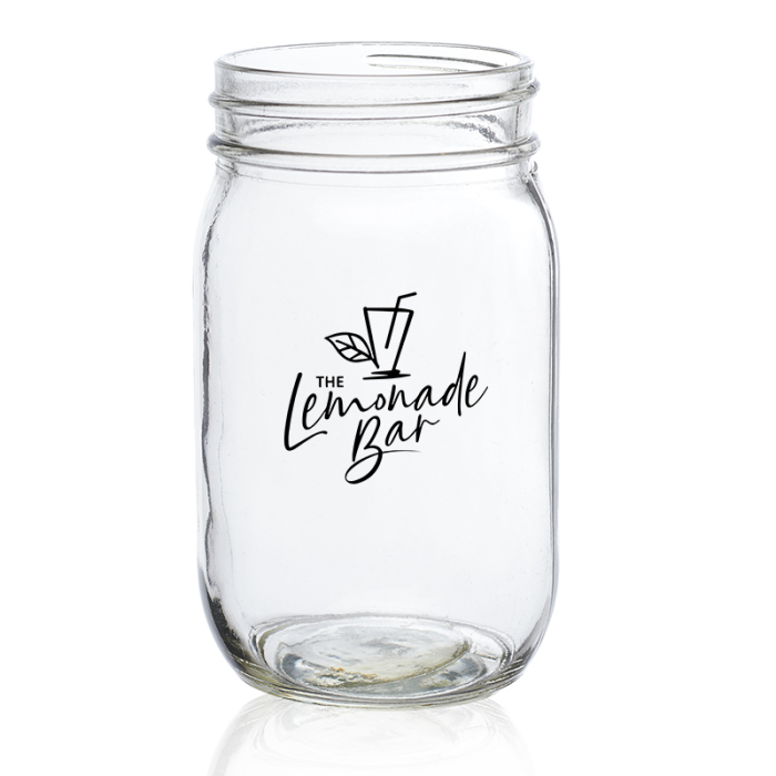 Custom 16 Oz Mankato Mason Jar Drinking Glasses
