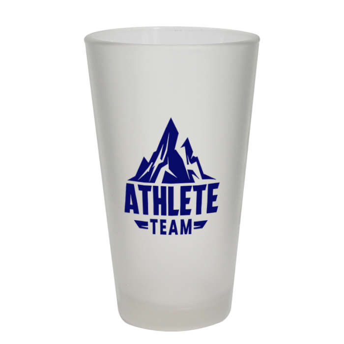 Customized 16 Oz Frosted Pint Glasses