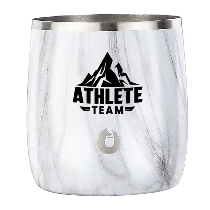 Snowfox® Custom 11 Oz Marble Rocks Glasses