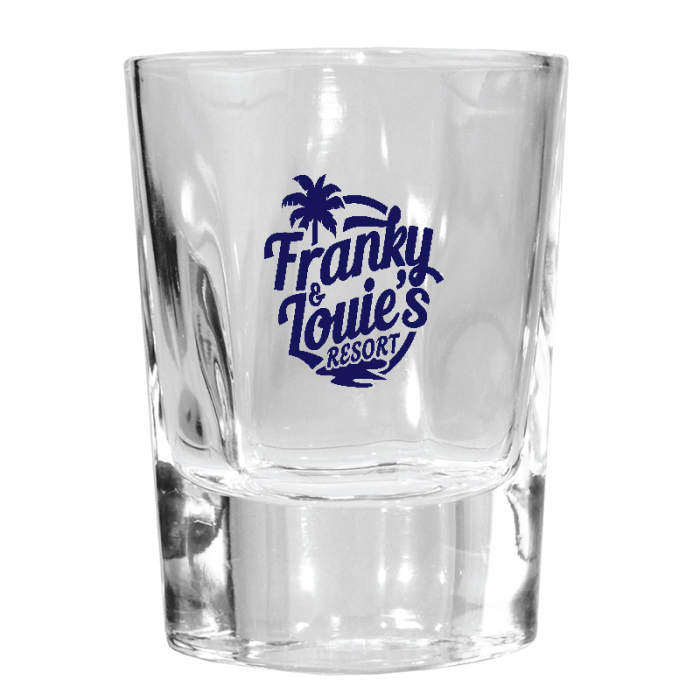1.5 Oz Imprinted Square Shot Glasses