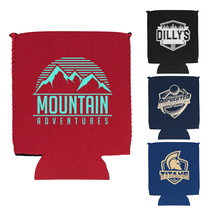 Custom Printed Easy Grip Can Coolers