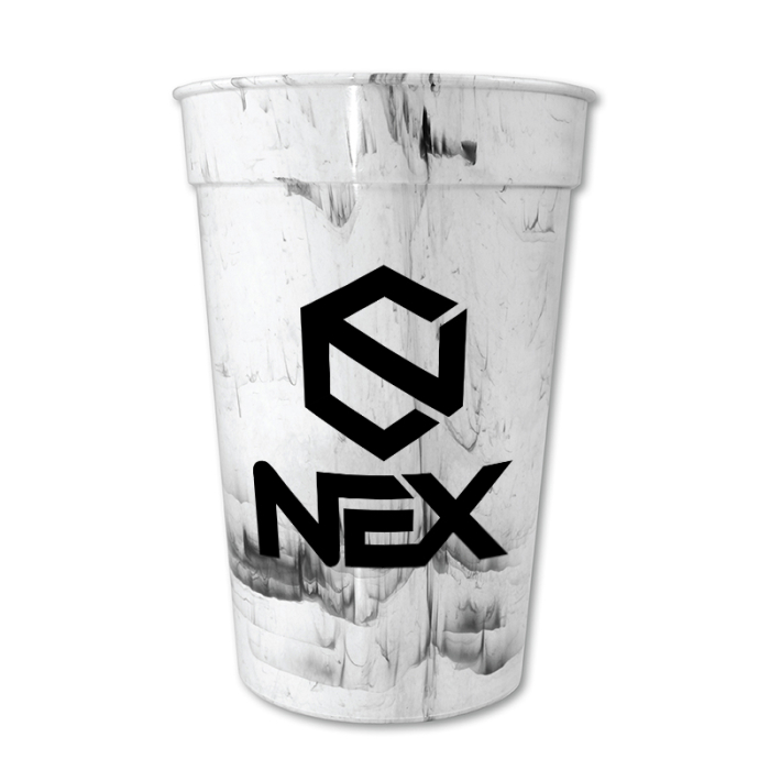 17 Oz Imprinted Marble Stadium Cups