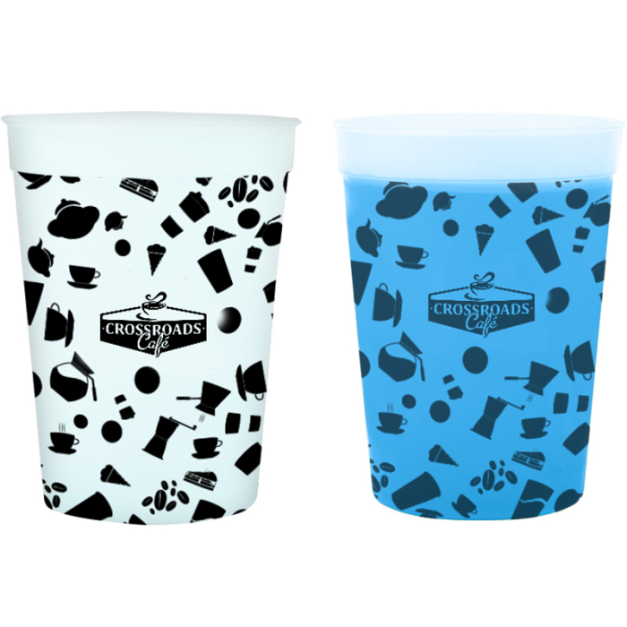 Custom Printed 12 Oz Full Color Mood Stadium Cups