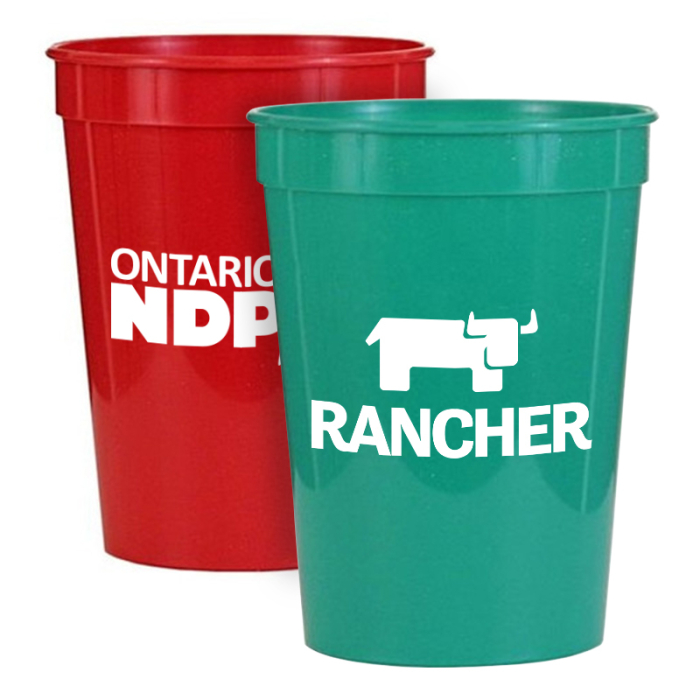 Imprinted 12 Oz Smooth Stadium Cups