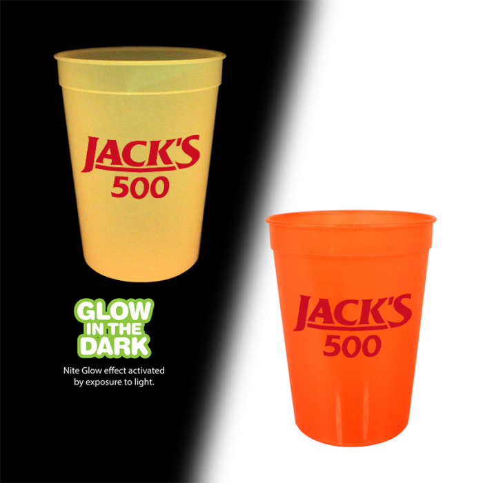 Promotional 12 Oz Nite Glow Stadium Cups
